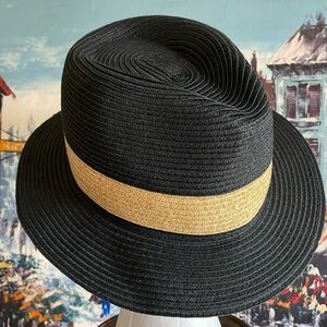 Sun ‘N’ Sand Headwear Black Summer Fedora